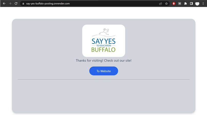 Say Yes Buffalo - Team 22 – screenshot 3