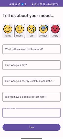 Mood Tracking App – screenshot 6