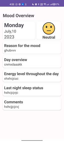 Mood Tracking App – screenshot 11
