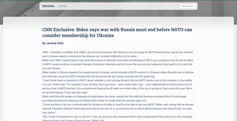 DArticles – screenshot 2