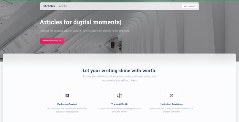 DArticles – screenshot 3