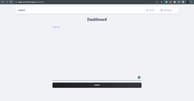 Legal AI – screenshot 1