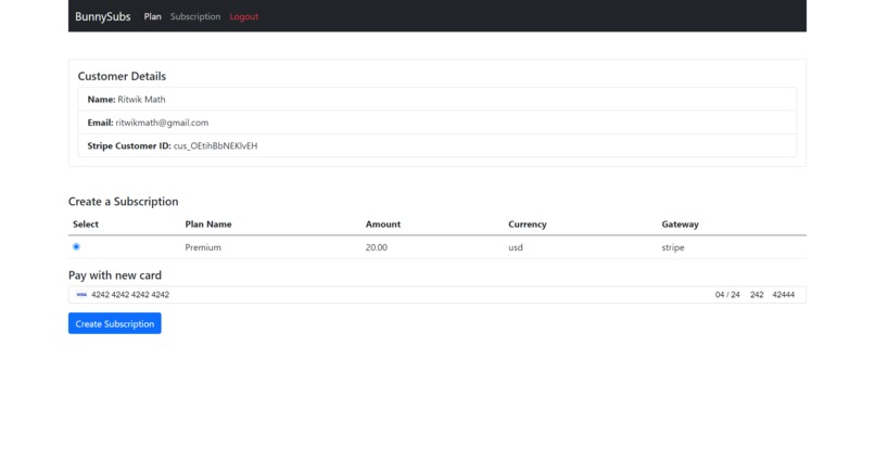 BunnySubscriptions – screenshot 5