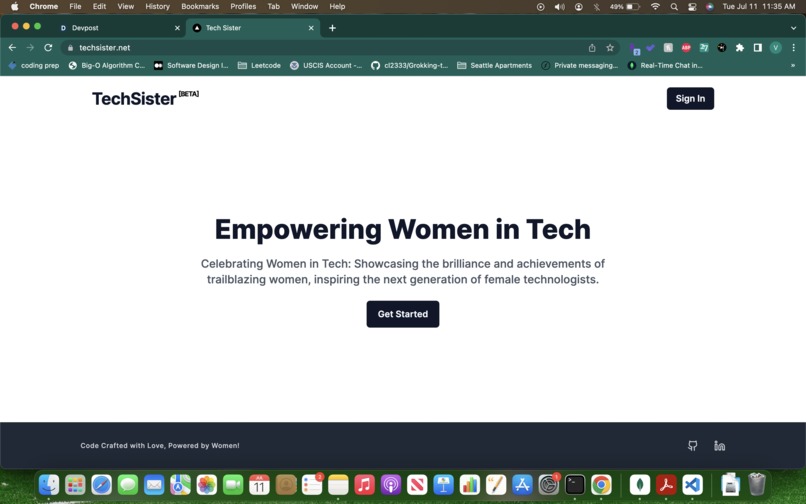 TechSister – screenshot 1