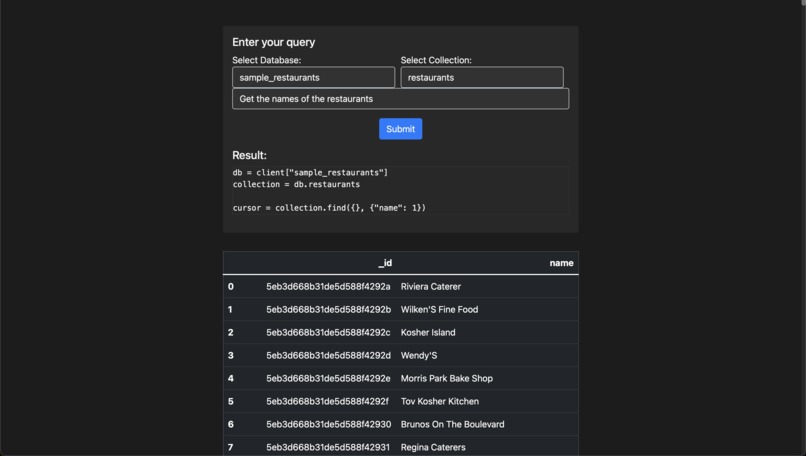 LearnMongo – screenshot 1