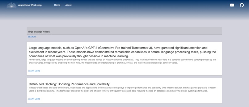 Algorithms Workshop – screenshot 2
