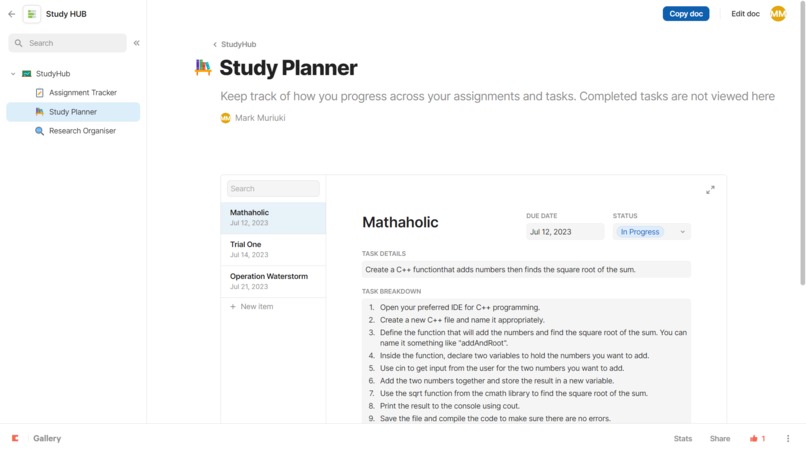 StudyHub – screenshot 4