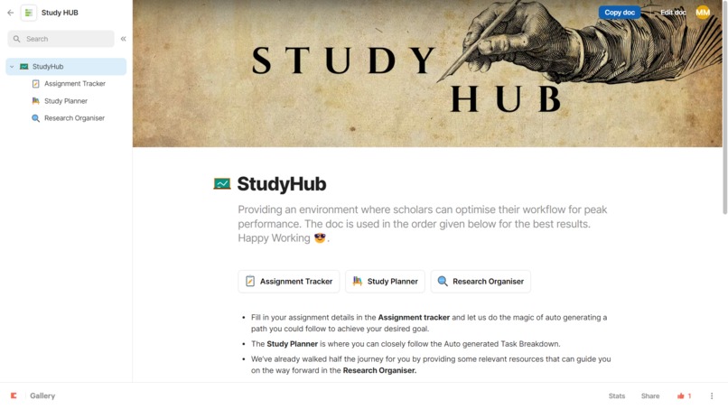 StudyHub – screenshot 1