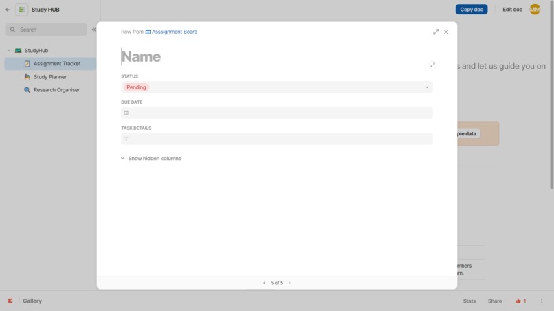 StudyHub – screenshot 2