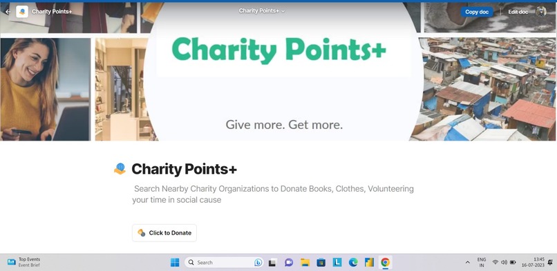 Charity Points+ – screenshot 1