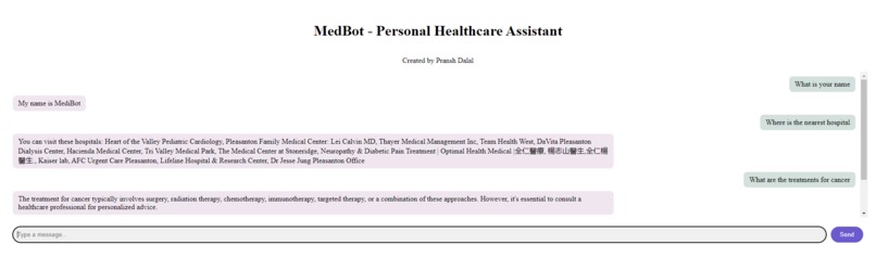 MediBot – screenshot 1