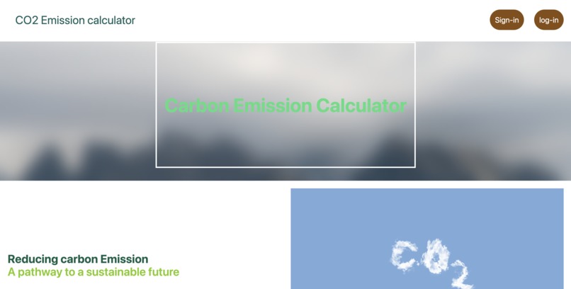 CarbonFootprint – screenshot 1