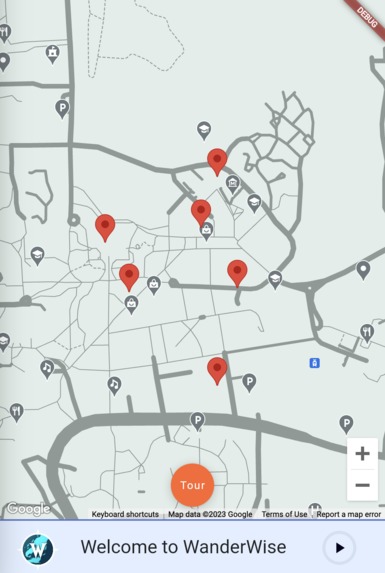 WanderWise – screenshot 1