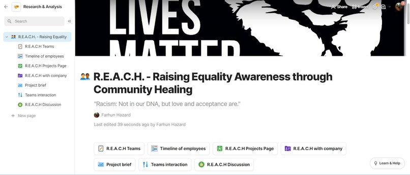 R.E.A.C.H. - Raise Equality Awareness through Community Heal – screenshot 3