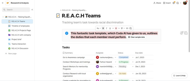 R.E.A.C.H. - Raise Equality Awareness through Community Heal – screenshot 4