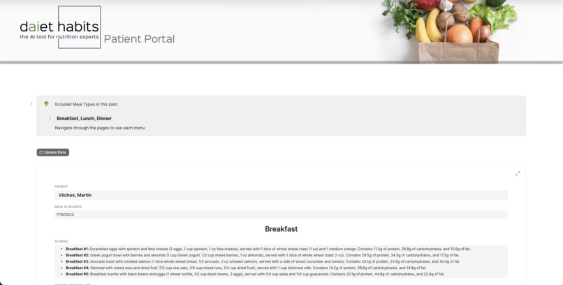 DaietHabits – screenshot 2