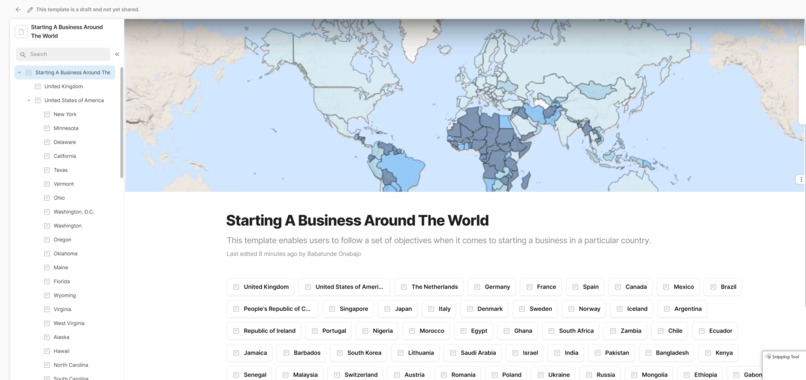 Starting A Business Around The World – screenshot 2