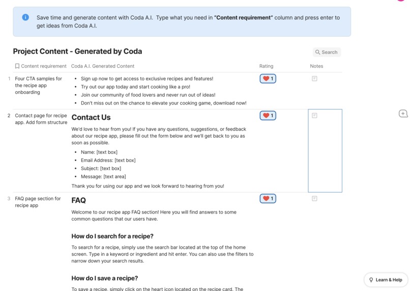 Personal and Work Productivity Template – screenshot 3
