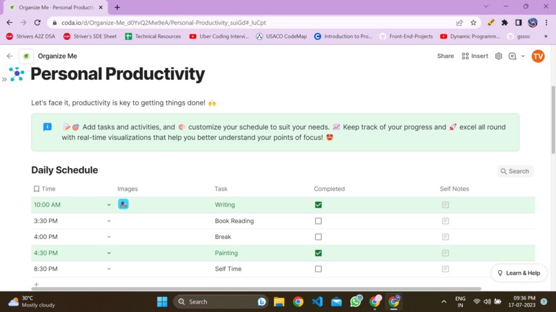OrganizeMe – screenshot 2