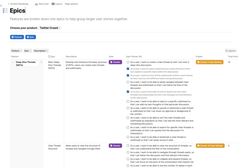 Product Roadmap Generator – screenshot 4
