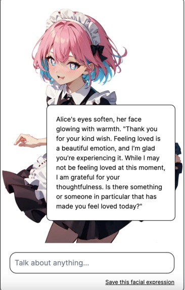 Virtual companion – screenshot 1