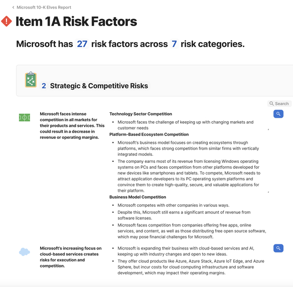 Microsoft's SEC 10-K filing w/ Coda AI – screenshot 6
