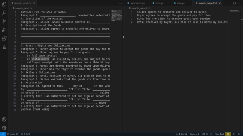 Tabulate – screenshot 1