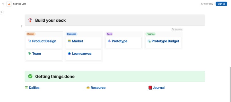 Startup Lab – screenshot 3