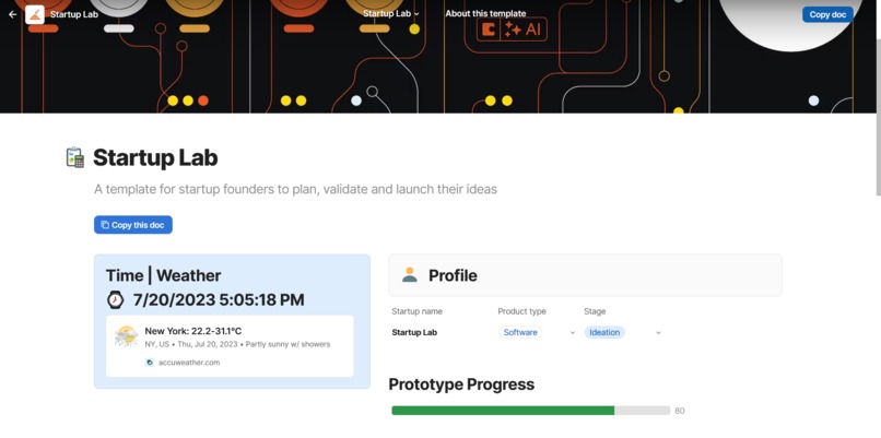 Startup Lab – screenshot 1