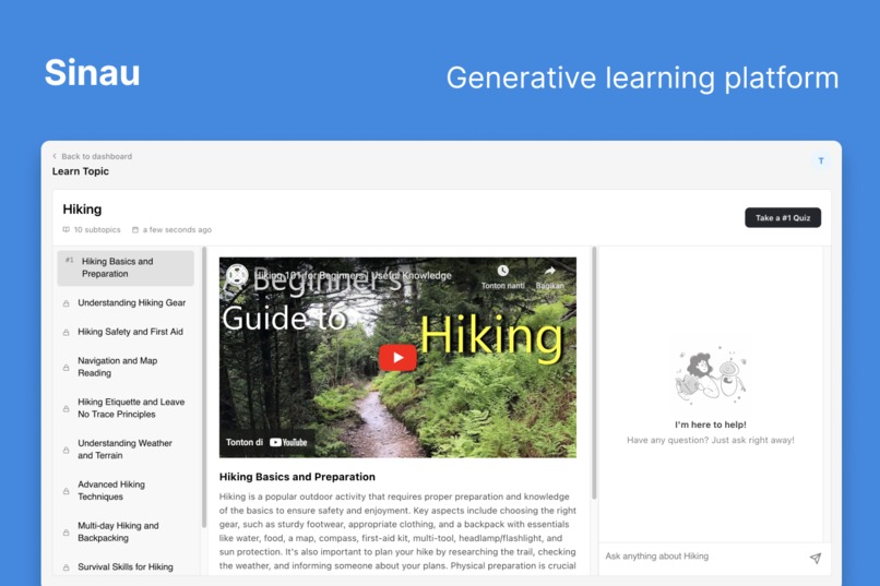 Sinau – screenshot 1