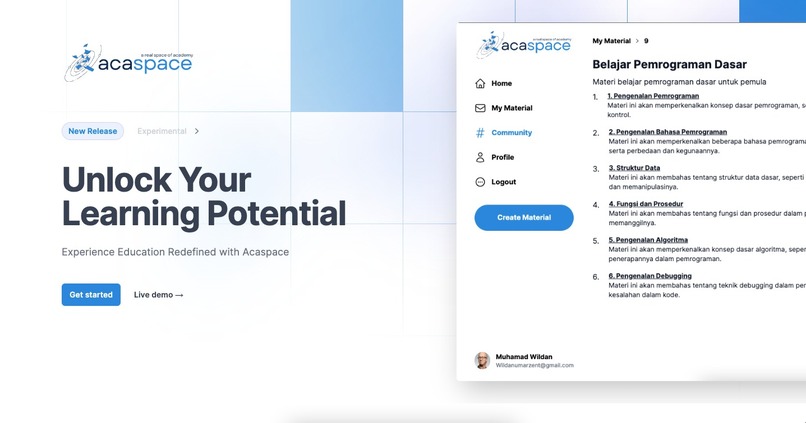 ACASPACE  – screenshot 2