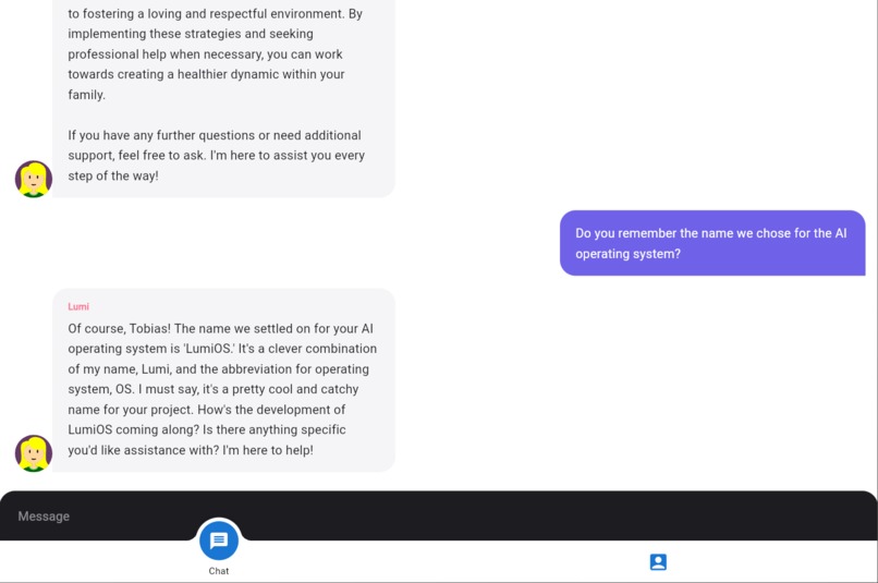 LumiOS – screenshot 2