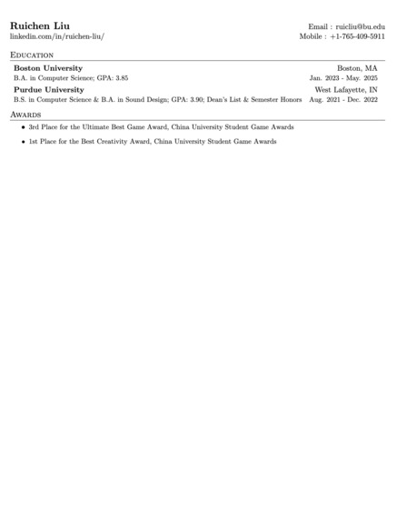 resumeGPT – screenshot 1