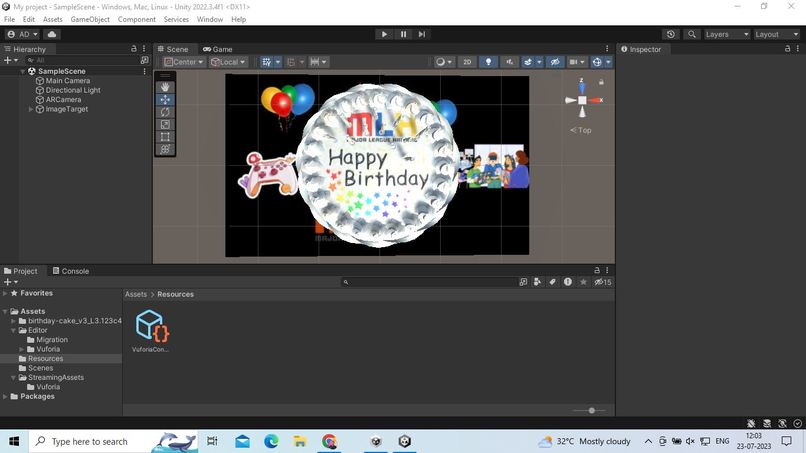 MLH_10th_Augmented reality_Birthday_Fiesta – screenshot 4