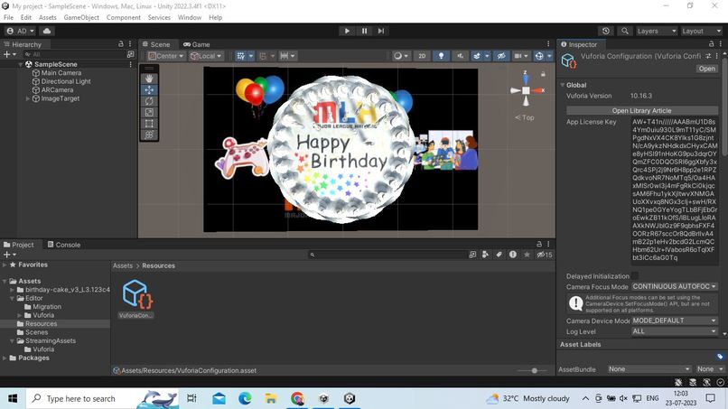 MLH_10th_Augmented reality_Birthday_Fiesta – screenshot 5