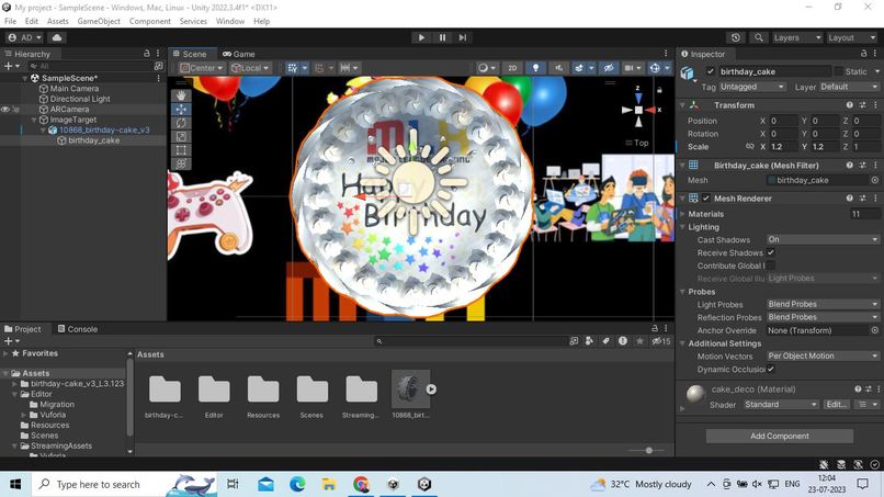 MLH_10th_Augmented reality_Birthday_Fiesta – screenshot 6