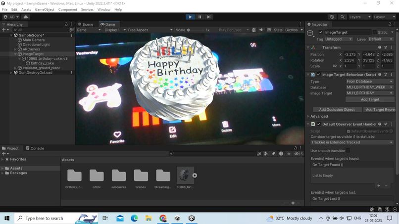 MLH_10th_Augmented reality_Birthday_Fiesta – screenshot 7