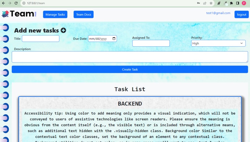 TeamHub – screenshot 5