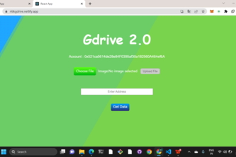 DECENTRALISED GOOGLE DRIVE