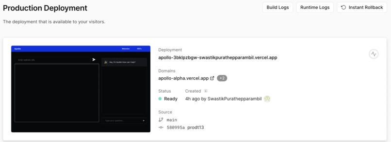 Apollo – screenshot 2