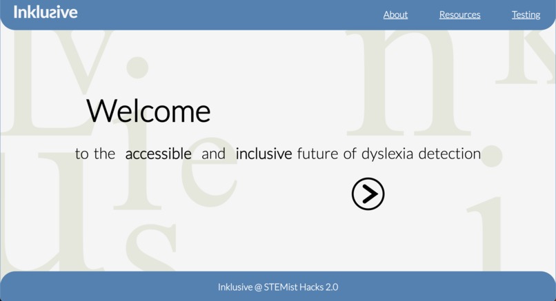 Inklusive - Dyslexia detection via handwriting analysis – screenshot 1