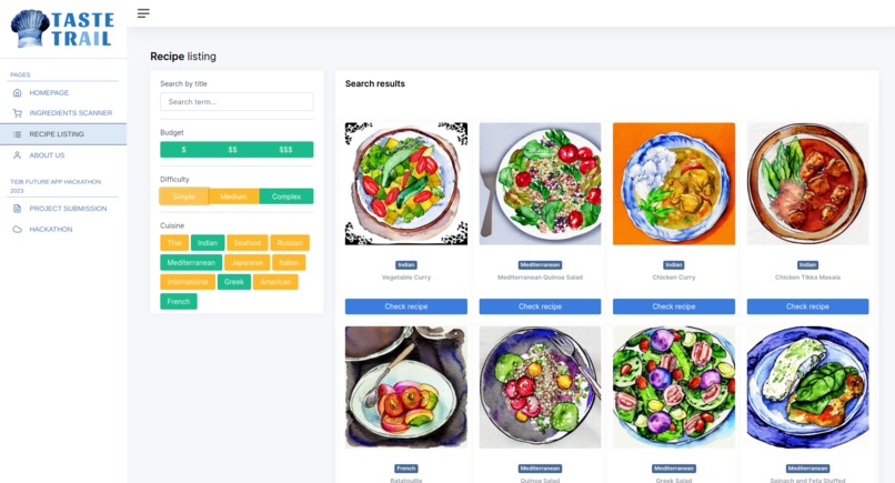 Taste Trail – screenshot 2