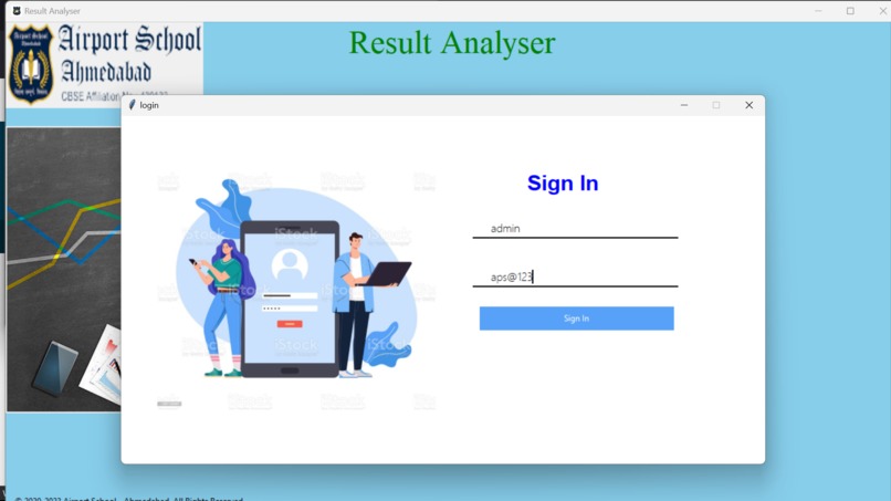 Result Management  – screenshot 2