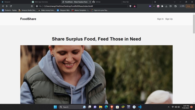 FoodShare – screenshot 1