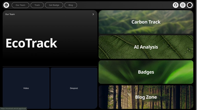 EcoTrack – screenshot 1