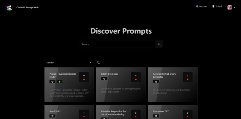 PromptHub – screenshot 2