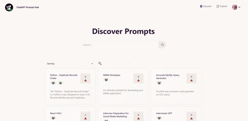 PromptHub – screenshot 1