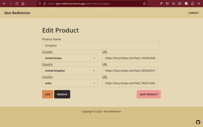 Geo Redirector – screenshot 4