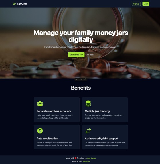 FamJars – screenshot 1