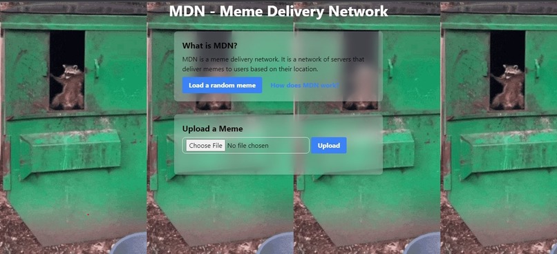 Meme delivery network, a CDN using TiDB – screenshot 2